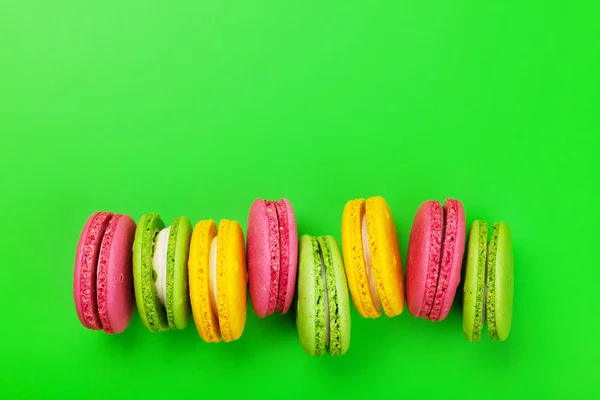 Doces de macaron ou macaroon de bolo — Fotografia de Stock