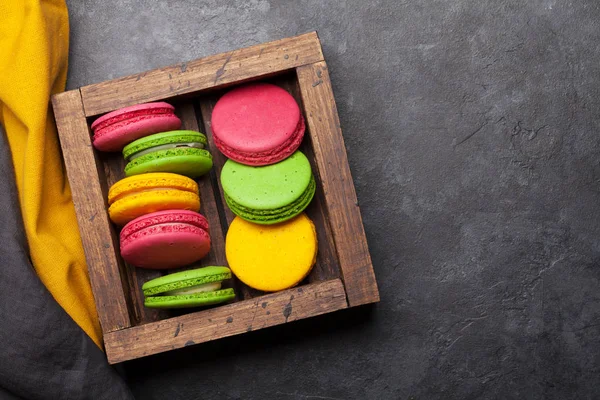 Gâteau bonbons macarons ou macarons — Photo