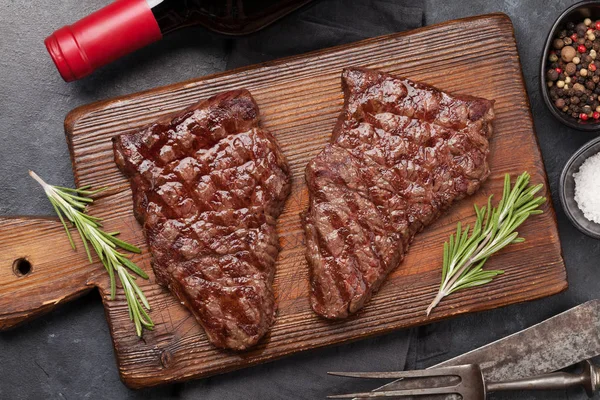 Grilovaný hovězí steak — Stock fotografie