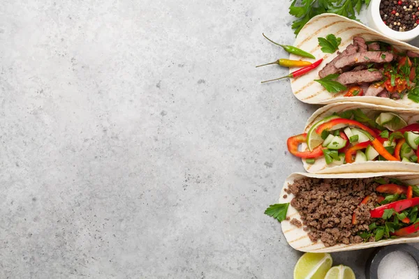 Mexican tacos — Stock Photo, Image