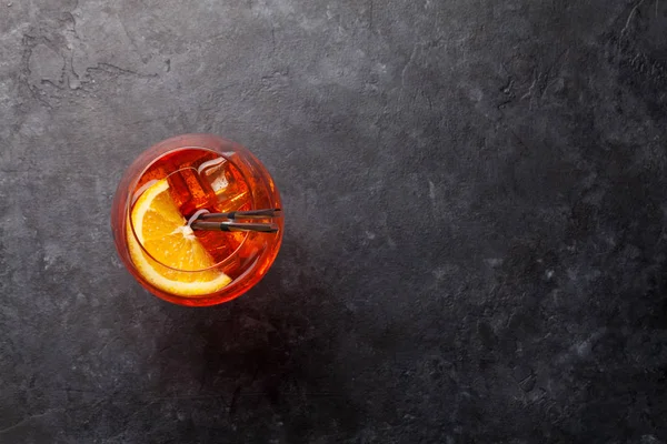 Ποτήρι κοκτέιλ Aperol spritz — Φωτογραφία Αρχείου