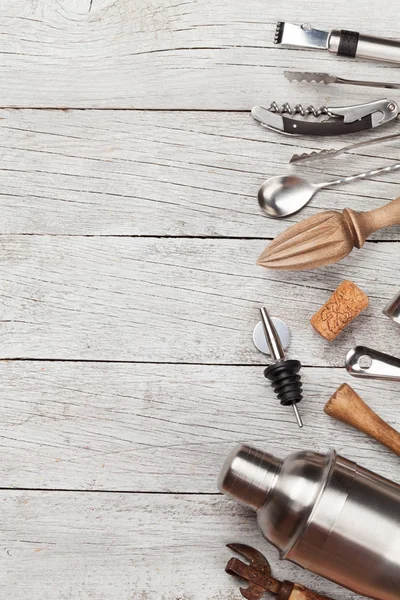 Cocktail utensils. Set of bar tools — Stock Photo, Image