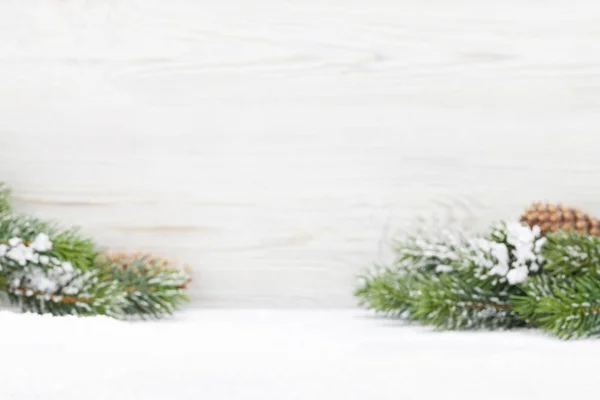 Köknar ağacı dallı Noel arkaplanı — Stok fotoğraf