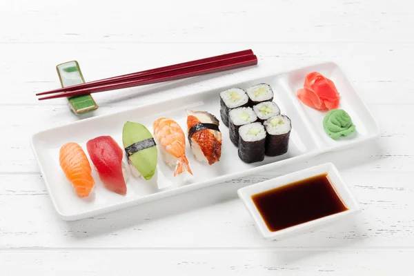 Japanese sushi set — Stock Photo, Image