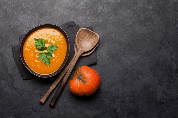 Kürbissuppe — Stockfoto