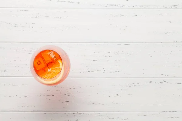 Aperol spritz cocktail glass — Stock Photo, Image