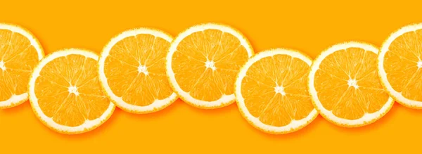 Orange Citrus Slices Seamless Backdrop Texture Flat Lay Backdrop — Stock Photo, Image