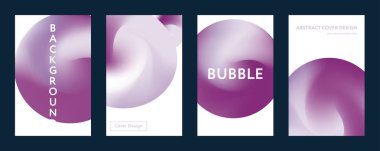 Sıvı renk küme kapsıyor. Sıvı şekiller kompozisyon. Fütüristik tasarım poster. Eps10 vektör.