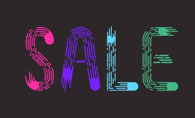 Reklam özel teklifler için Satılık web şablonu afiş. Teklif iskonto. Süper Satılık kavramı. Degrade sıcak metin şekillerle renkleri. Büyük satış kavram. Parlak renkler. 