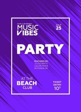 Gece parti sanat olay promosyon afiş şablonu. Parlayan fiber etkisi arka plan. Gu gece bayanlar gecesi, karaoke partisi, derin trance müzik. 