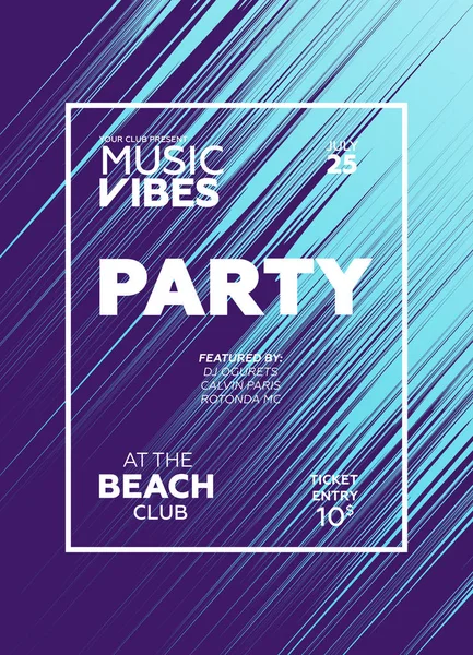 Gece parti sanat olay promosyon afiş şablonu. Parlayan fiber etkisi arka plan. Gu gece bayanlar gecesi, karaoke partisi, derin trance müzik. 