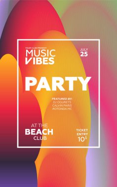 Gece parti sanat olay promosyon afiş şablonu. Parlayan fiber etkisi arka plan. Gu gece bayanlar gecesi, karaoke partisi, derin trance müzik. Arka plan. Modern tasarım zemin. 