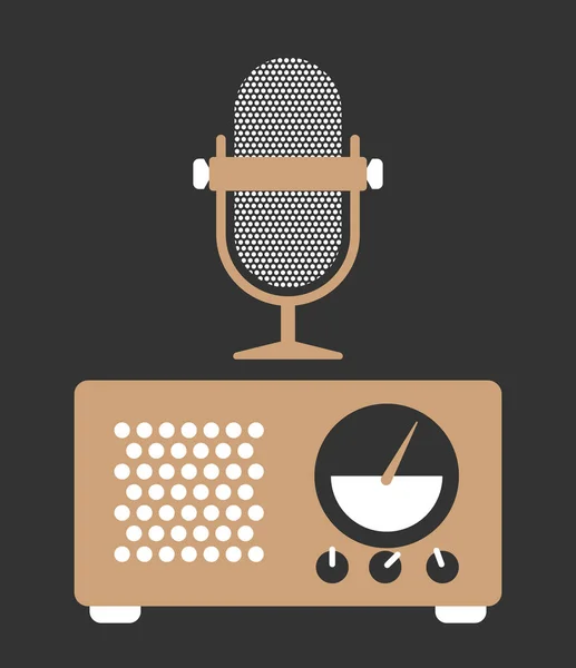 Podcaster-illustrationer — Stock vektor