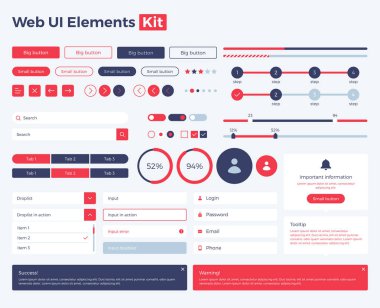 web ui elemanları kiti 