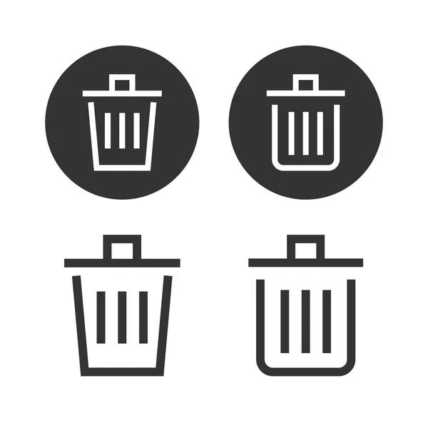 Trash-Icon-Kopie — Stockvektor