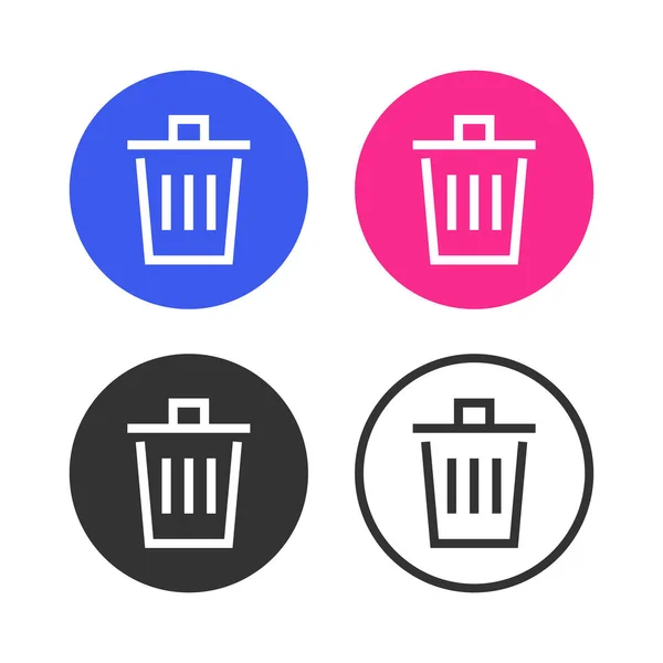 Trash-Icon-Kopie — Stockvektor