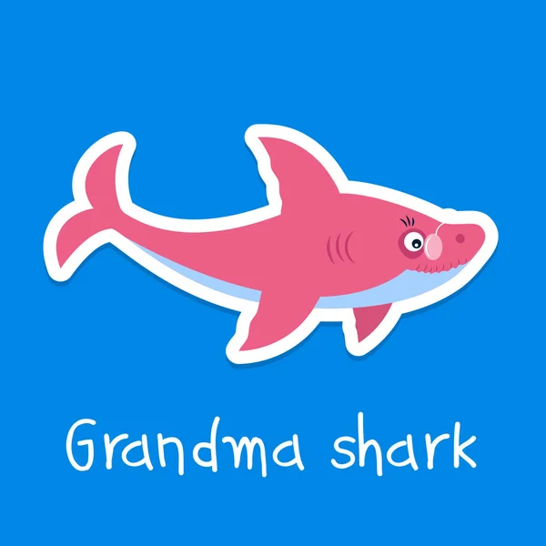 Mormor haj — Stock vektor