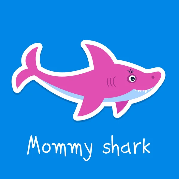 Maman requin — Image vectorielle