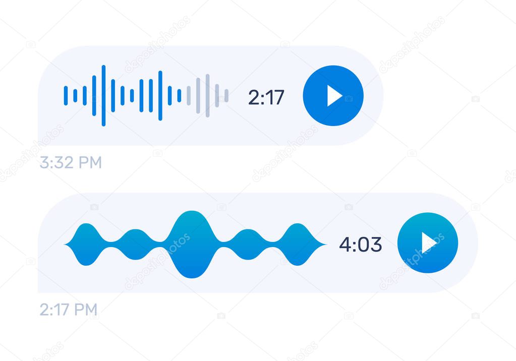 Voice message chart