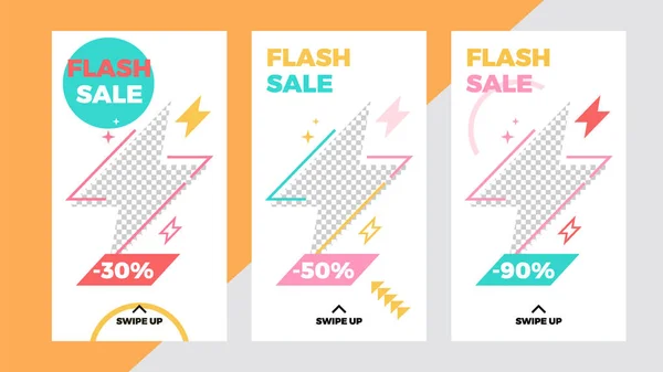 Instagram-story-flash-sales-template-2 — Stockvektor