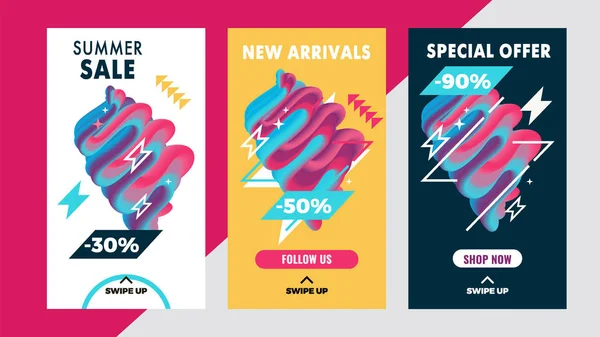 Instagram-story-flash-sales-template-2 — Stockvektor