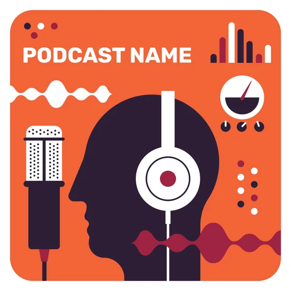 Ícone de rádio Podcast — Vetor de Stock