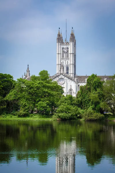 Cattedrale Pauls Una Cattedrale Anglicana Calcutta Nel Bengala Occidentale India — Foto Stock