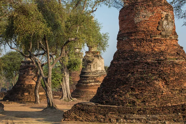 Wat Phra Sanphet Temple Dans Ayutthaya Parc Historique Thailand — Photo