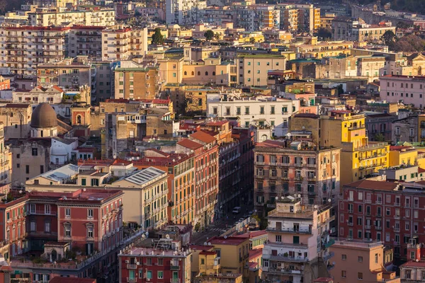 Szemközti Nézet Belváros Nápoly Olaszország — Stock Fotó