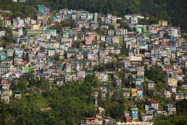 Güzel kenti Gangtok, Sikkim devletin, Kuzey Hindistan başkenti.