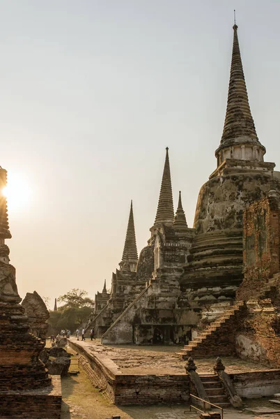 Wat Phra Sanphet Tempel Ayutthaya Historisch Park Thailand — Stockfoto