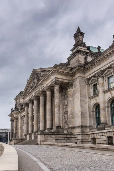 德国国会大厦 德国议会 德国联邦议院 在柏林 德国的位子 — 图库照片