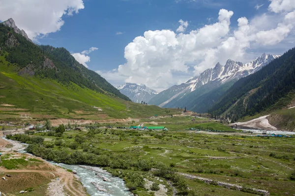 Bellissimo Paesaggio Montano Vicino Allo Stato Sonamarg Jammu Kashmir India — Foto Stock