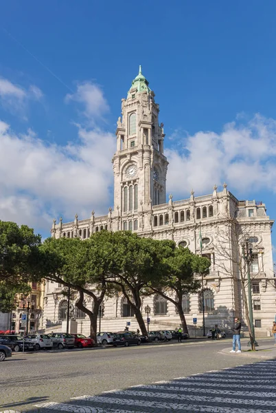 Porto Portugalsko Ledna 2018 Porto Radnice Náměstí Liberdade Porto Portugalsko — Stock fotografie