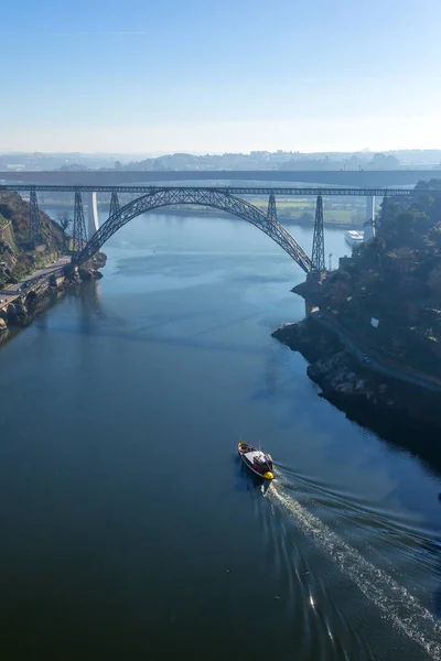 Ponte Maria Pia Und São Joao Brücken Porto Portugal — Stockfoto