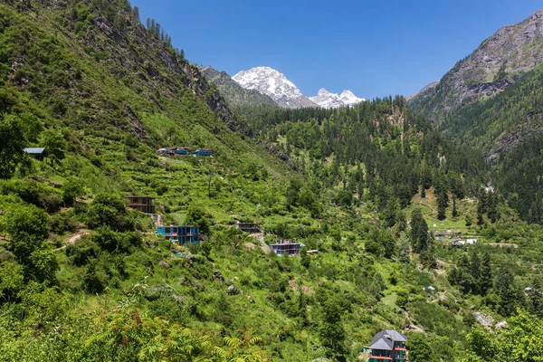 Himachal Pradesh Eyaletinde Kuzey Hindistan Güzel Parvati Vadisinde Tosh Köyü — Stok fotoğraf