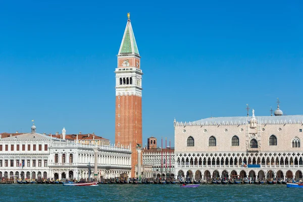 Vista Superior Praça San Marco Palácio Doge Veneza Itália — Fotografia de Stock