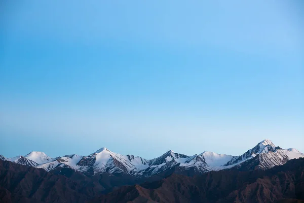 Snowy Peaks Great Himalayan Range Ladakh Region India Beautiful Morning — Stock Photo, Image