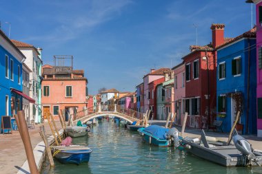 Burano, Venedik renkli evleri