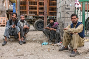 Srinagar, Jammu ve Keşmir, Hindistan tanımlanamayan Keşmir adam portresi