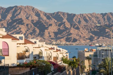 Eilat, İsrail'in güzel manzara