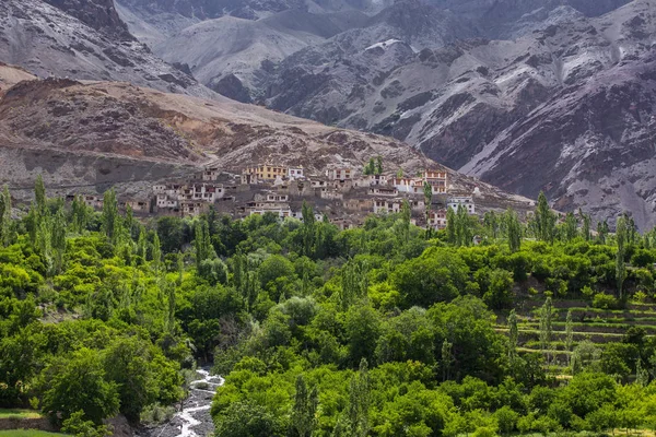 Vue de la vallée de l'Indus au Ladakh, Inde — Photo