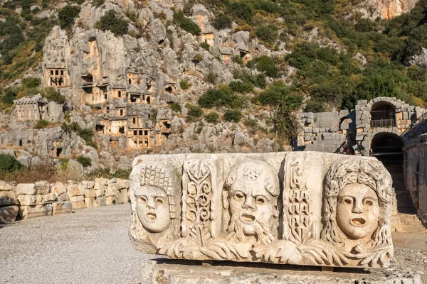 Ruinas de la antigua ciudad de Myra — Foto de Stock