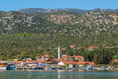 Türkiye'nin Kekova ilçesine bağlı Ucagiz köyü