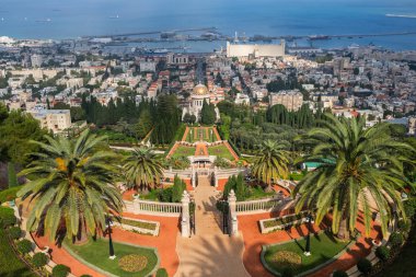 Bahai bahçeleri ve tapınak Haifa, İsrail