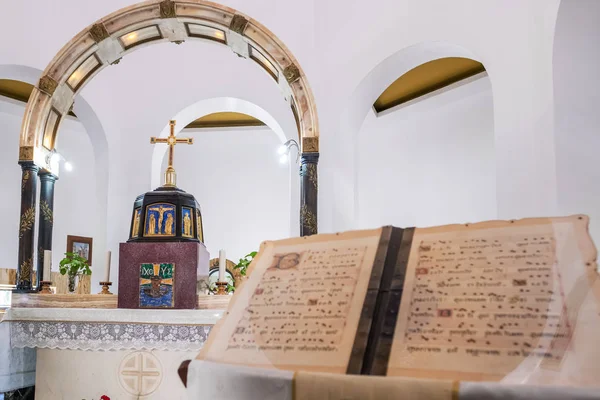 Kilise Beatitudes, İsrail Dağı üzerinde — Stok fotoğraf