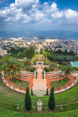 Bahai bahçeleri ve tapınak Haifa, İsrail