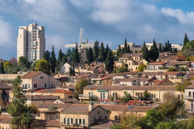 Kudüs'te Yemin Moşe mahallesi görünümü