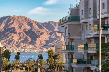 Eilat, İsrail'in güzel manzara
