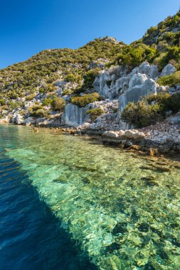 Kekova Adası'nda Simena batık şehir, Türkiye